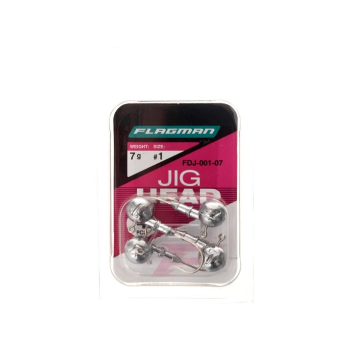 Główki jigowe FLAGMAN Jig Head roz. 1 - 7g - op. 4 szt.