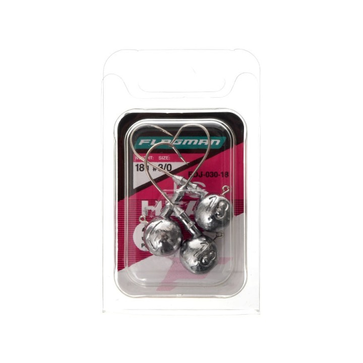 Główki jigowe FLAGMAN Jig Head 3/0 - 18g - op. 3 szt.