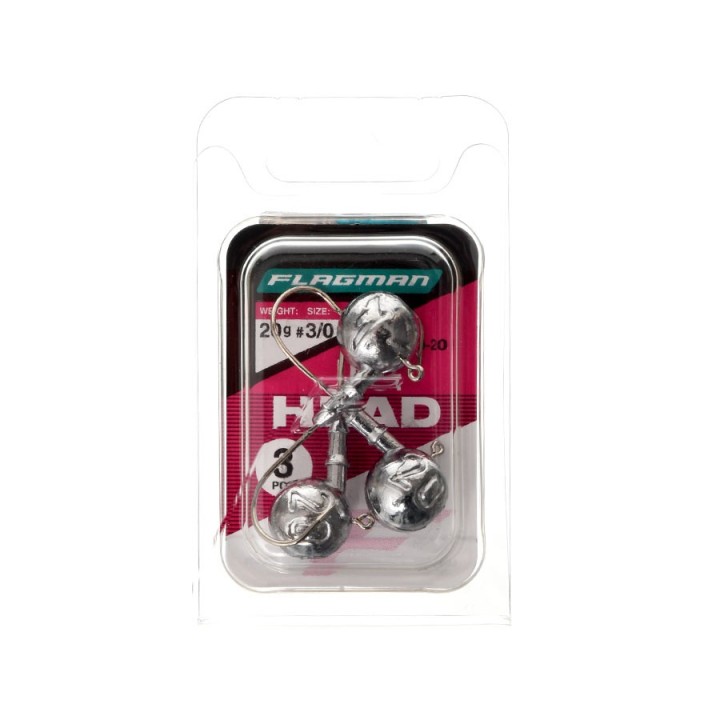 Główki jigowe FLAGMAN Jig Head 3/0 - 20g - op. 3 szt.