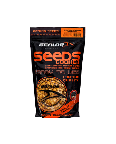 Ziarno GENLOG Cooked Seeds Kukurydza Naturalna 1L Ziarno GENLOG Cooked Seeds Kukurydza Naturalna 1L