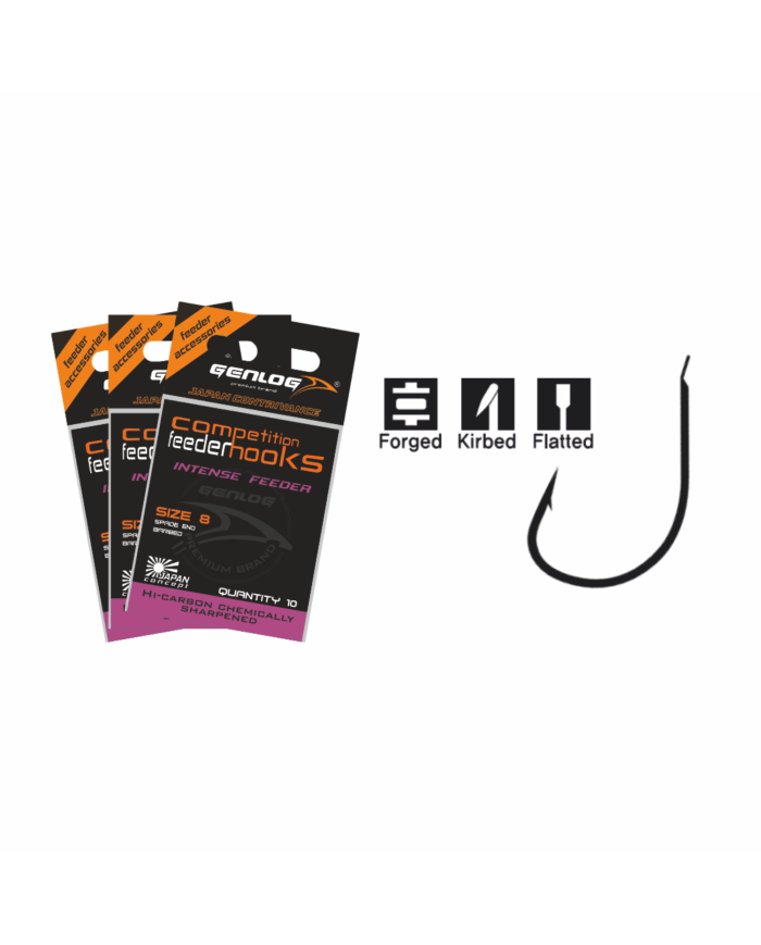 Haczyki GENLOG Intense Feeder - roz. 12 Haczyki GENLOG Intense Feeder - roz. 12