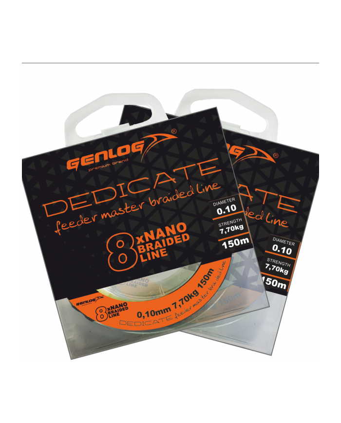 Plecionka GENLOG Dedicate Feeder Master Braided Line 150m 0.08mm Plecionka GENLOG Dedicate Feeder Master Braided Line 150m 0.08mm