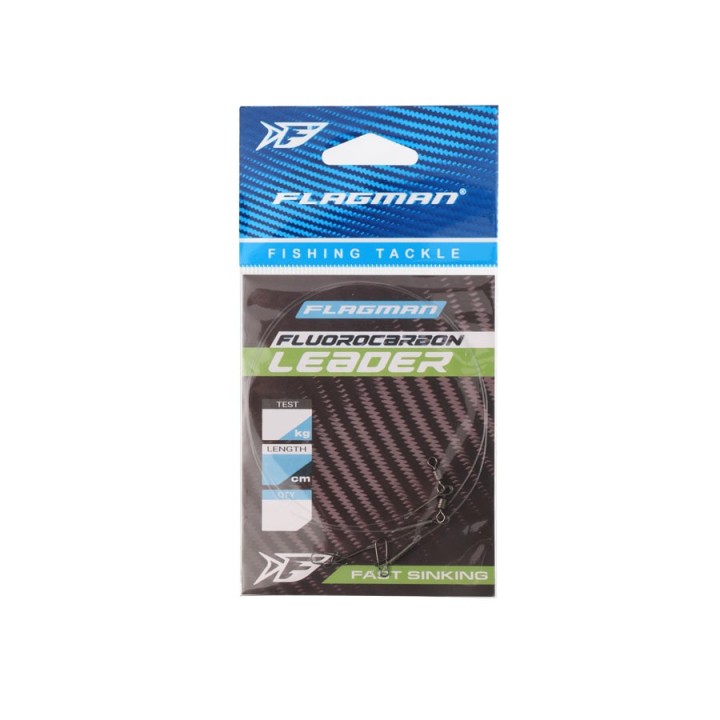 Przypon Fluorocarbon FLAGMAN 0,35mm 25cm 7,2kg - 2 szt.