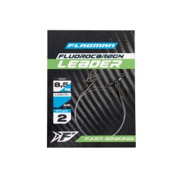 Przypon Fluorocarbon FLAGMAN 0,40mm 25cm 8,5kg - 2 szt.