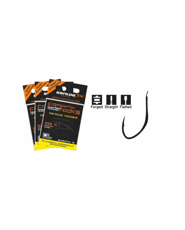 Haczyki GENLOG Tactical Feeder - roz. 6 Haczyki GENLOG Tactical Feeder - roz. 6