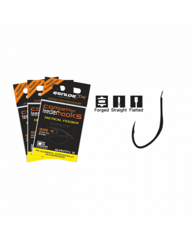 Haczyki GENLOG Tactical Feeder - roz. 10 Haczyki GENLOG Tactical Feeder - roz. 10