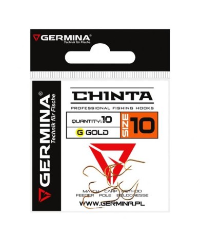 Haczyki GERMINA Chinta Gold Professional - roz. 8 Haczyki GERMINA Chinta Gold Professional - roz. 8
