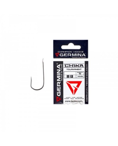 Haczyki GERMINA Chika Nickel - roz. 6 Haczyki GERMINA Chika Nickel - roz. 6