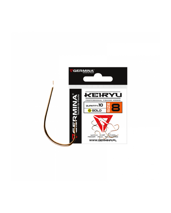 Haczyki GERMINA Keiru Gold Professional - roz. 6 Haczyki GERMINA Keiru Gold Professional - roz. 6