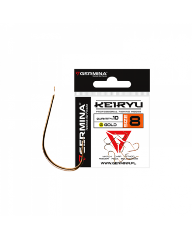 Haczyki GERMINA Keiru Gold Professional - roz. 8 Haczyki GERMINA Keiru Gold Professional - roz. 8