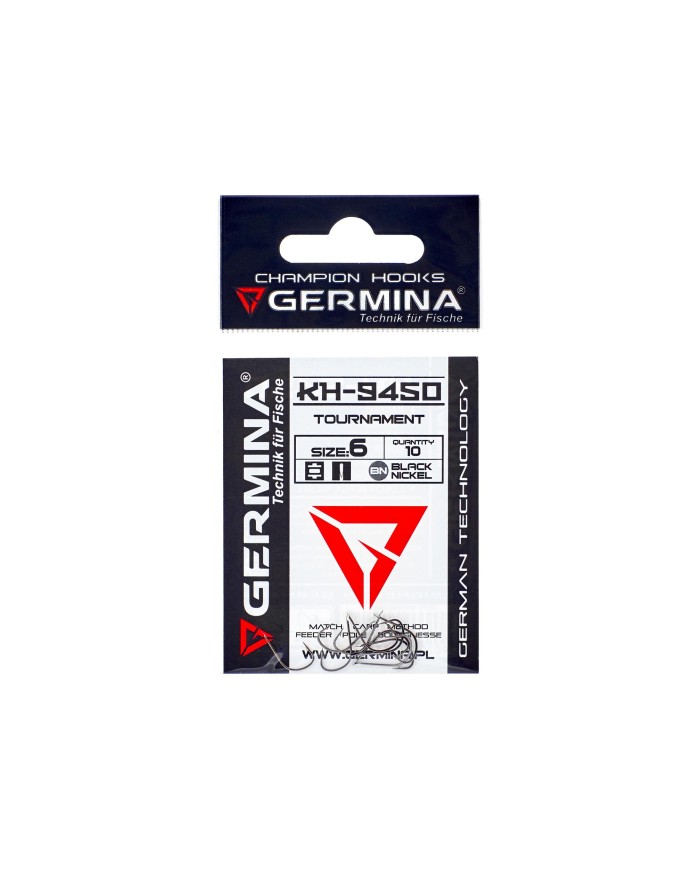 Haczyki GERMINA KH-9450 BN - roz. 6 Haczyki GERMINA KH-9450 BN - roz. 6