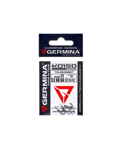 Haczyki GERMINA Koiso Ring BN - roz. 9 Haczyki GERMINA Koiso Ring BN - roz. 9