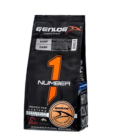 Zanęta GENLOG Number 1 - Karp 1kg Zanęta GENLOG Number 1 - Karp 1kg