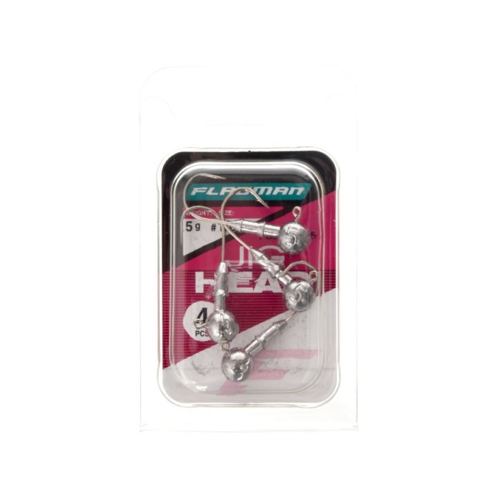 Główki jigowe FLAGMAN Jig Head 1/0 - 5g - op. 4 szt.