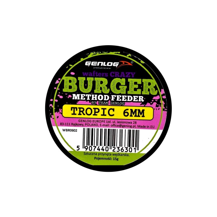 Crazy Wafters Burger GENLOG Tropic 6mm 15g