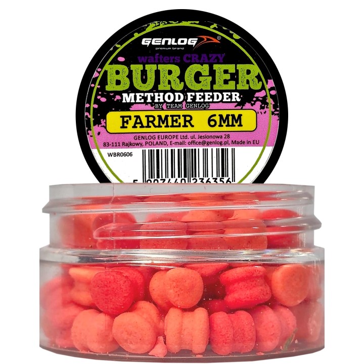 Crazy Wafters Burger GENLOG Farmer 6mm 15g