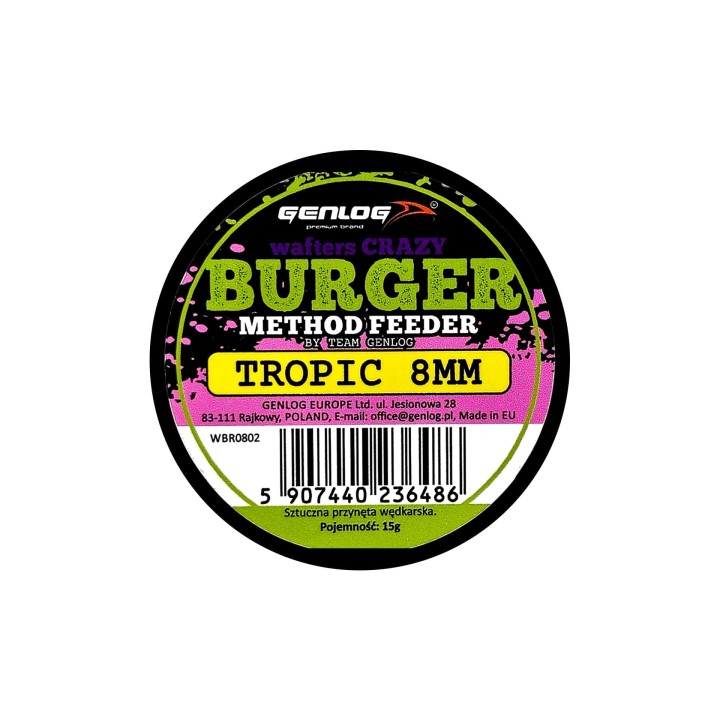 Crazy Wafters Burger GENLOG Tropic 8mm 15g
