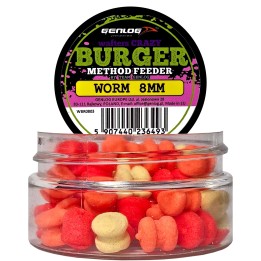 Crazy Wafters Burger GENLOG Worm 8mm 15g