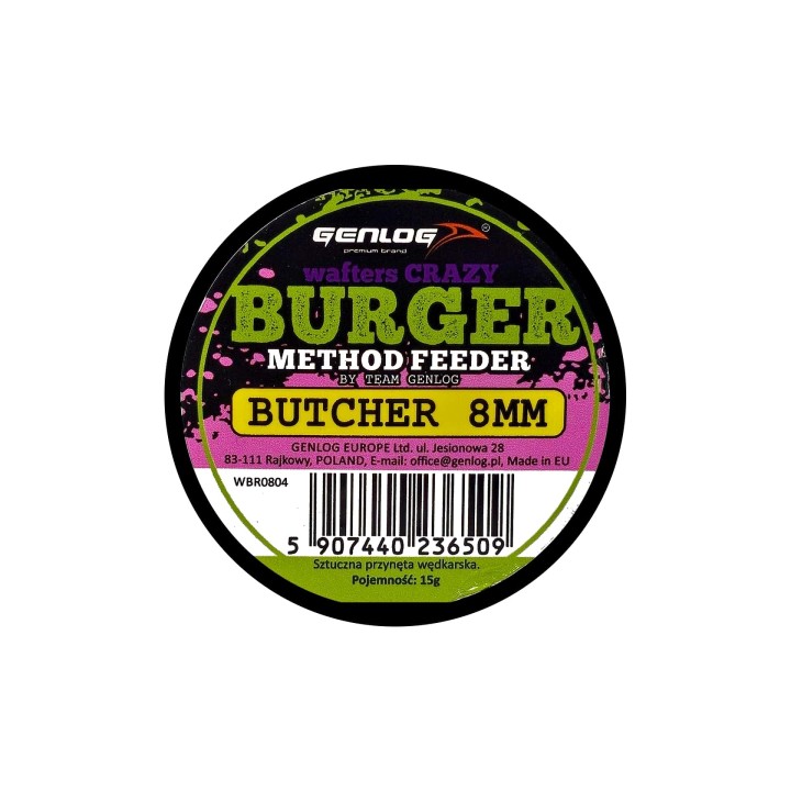 Crazy Wafters Burger GENLOG Butcher 8mm 15g