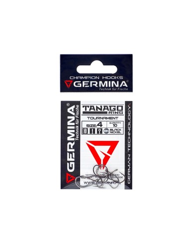 Haczyki GERMINA Tanago Ring BN - roz. 9 Haczyki GERMINA Tanago Ring BN - roz. 9