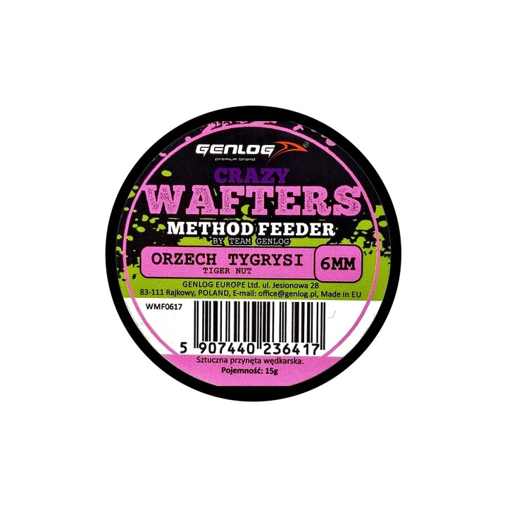 Crazy Wafters Dumbells GENLOG Orzech Tygrysi 6mm 15g