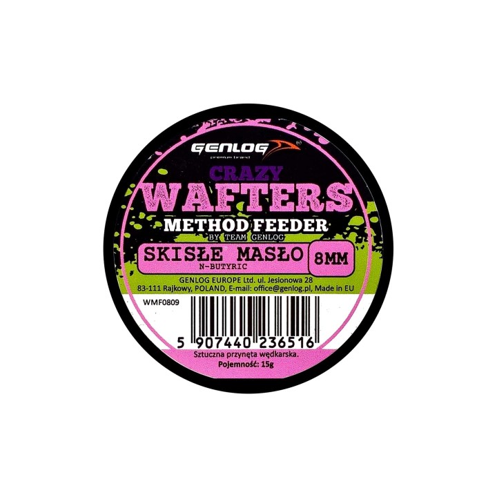 Crazy Wafters Dumbells GENLOG Skisłe Masło 8mm 15g