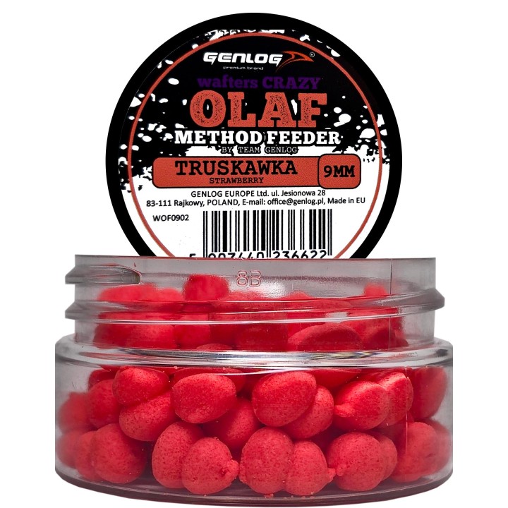 Crazy Wafters Olaf GENLOG Truskawka 9mm 15g