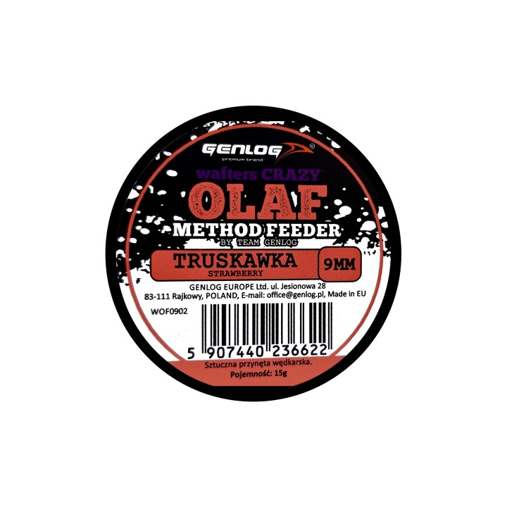 Crazy Wafters Olaf GENLOG Truskawka 9mm 15g