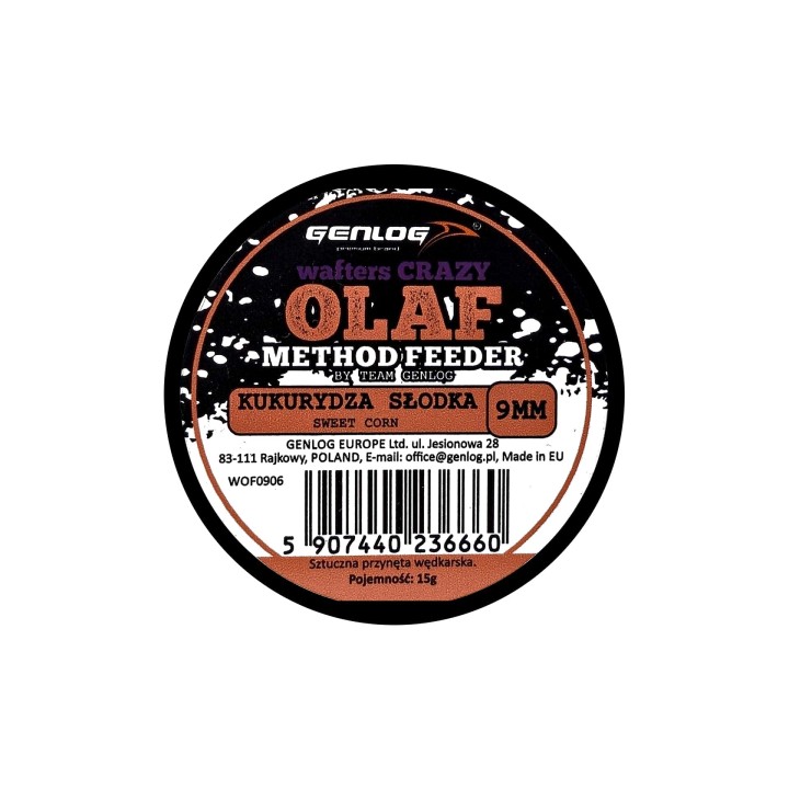 Crazy Wafters Olaf GENLOG Kukurydza Słodka 9mm 15g