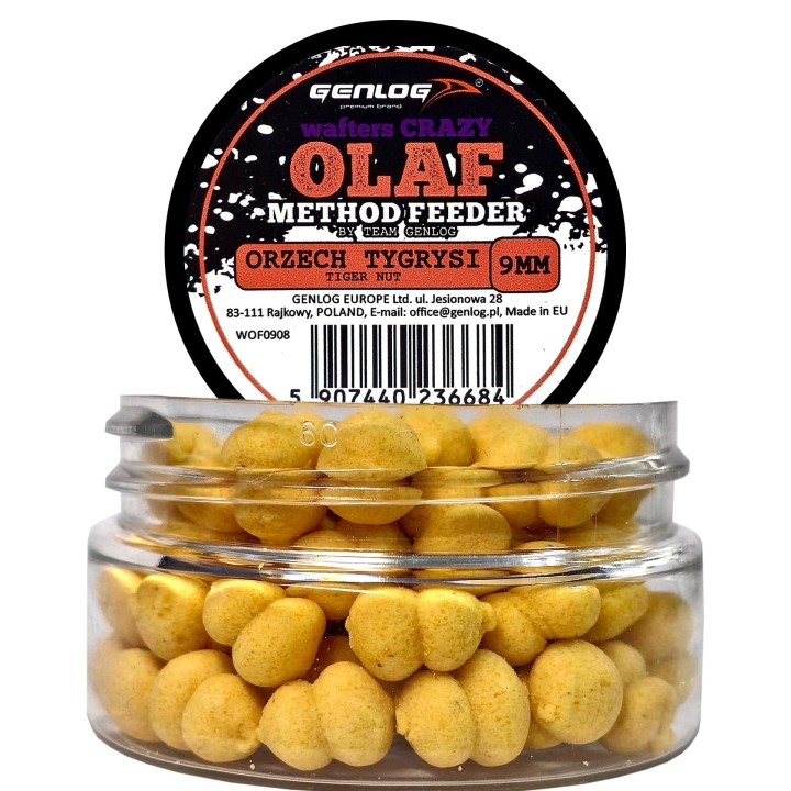 Crazy Wafters Olaf GENLOG Orzech Tygrysi 9mm 15g