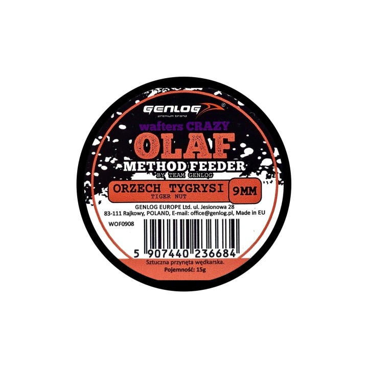 Crazy Wafters Olaf GENLOG Orzech Tygrysi 9mm 15g