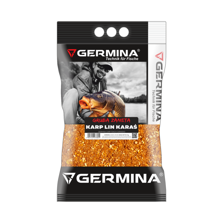 Zanęta GERMINA GRUBA Karp Lin Karaś 3kg