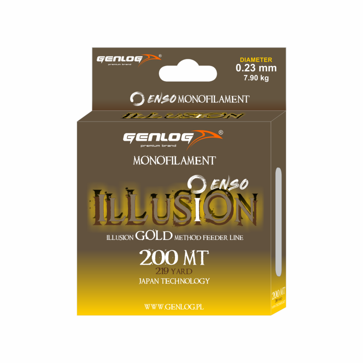Żyłka GENLOG ENSO ILLUSION Gold 0.23mm 7.9kg 200m
