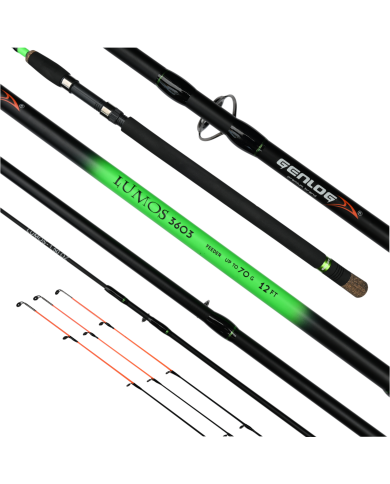 Wędka GENLOG Lumos Feeder 3603 360cm/70g 3+3 Wędka GENLOG Lumos Feeder 3603 360cm/70g 3+3