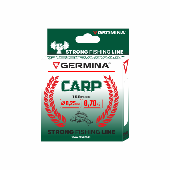 Żyłka GERMINA Carp 0.25mm 8.7kg 150m