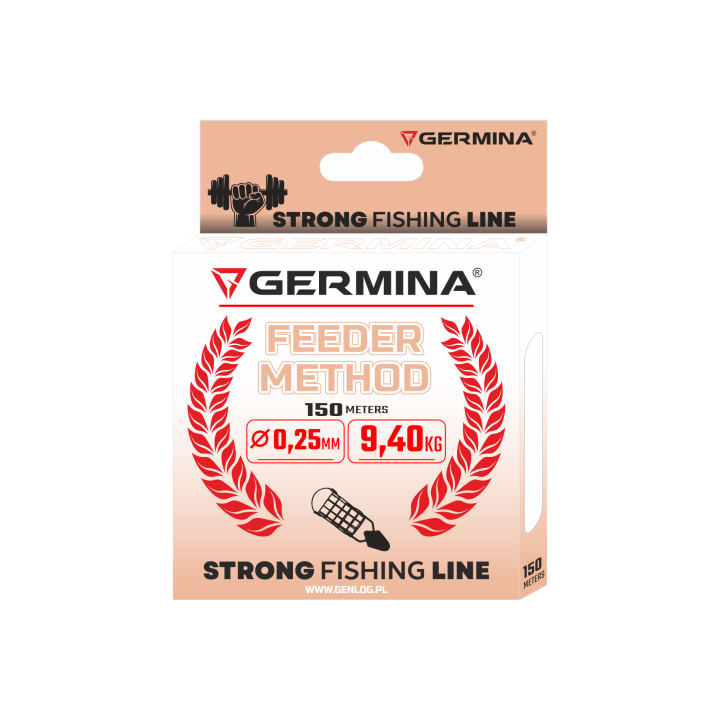Żyłka GERMINA Feeder & Method 0.25mm 9.4kg 150m