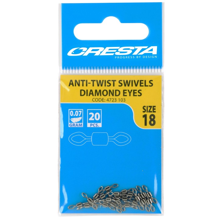Krętliki CRESTA Diamond Eyes - roz. 20