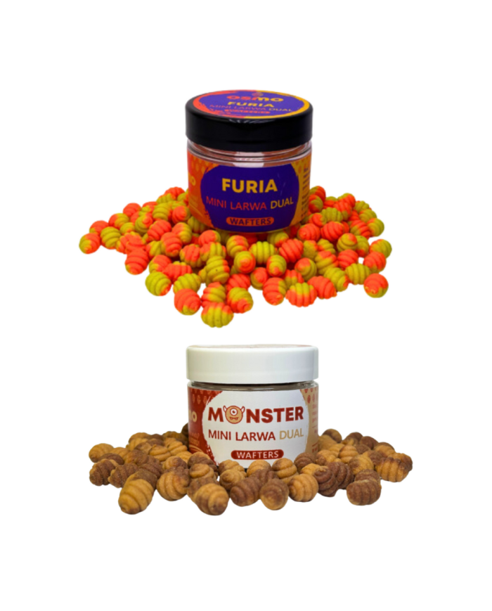Zestaw przynęt OSMO Mini Larwa Dual Furia + Monster Zestaw przynęt OSMO Mini Larwa Dual Furia + Monster