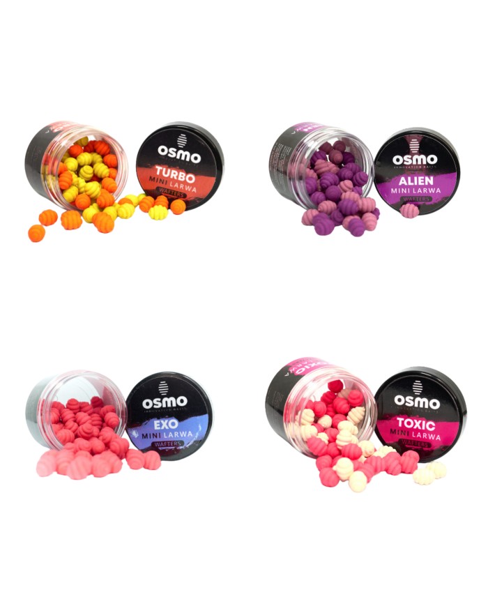 Zestaw przynęt OSMO Wafters Alien + Turbo + Exo + Toxic Zestaw przynęt OSMO Wafters Alien + Turbo + Exo + Toxic