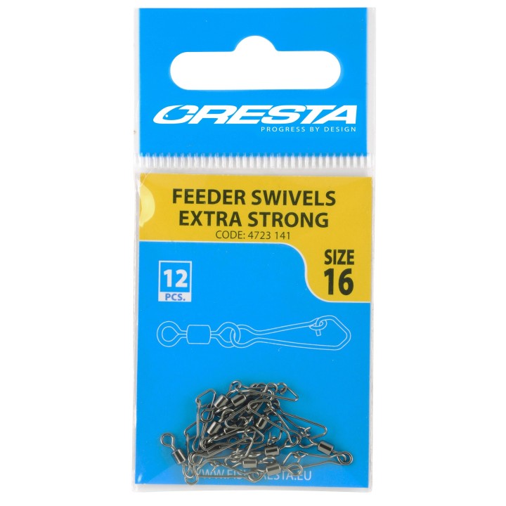Krętliki z agrafką CRESTA Feeder Extra Strong - roz. 14