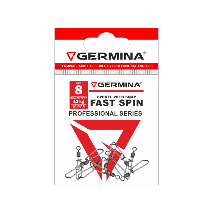 Agrafka GERMINA Fast Spin nr 8 - op. 10 szt.