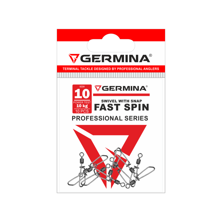 Agrafka GERMINA Fast Spin nr 10 - op. 10 szt.
