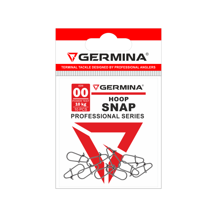 Agrafka GERMINA Hoop Snap nr 00 - op. 10 szt.