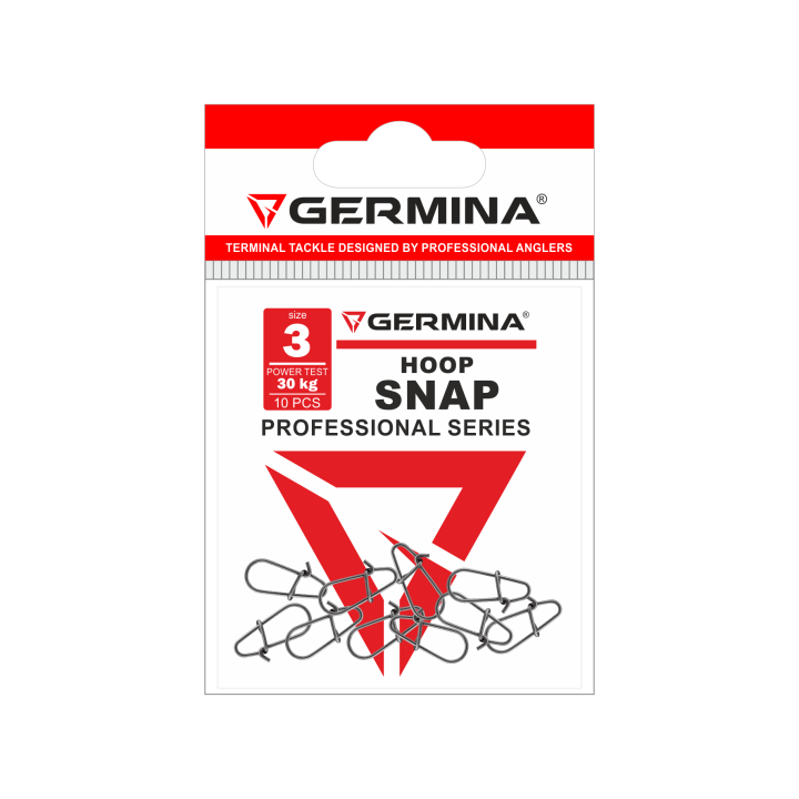 Agrafka GERMINA Hoop Snap nr 3 - op. 10 szt.
