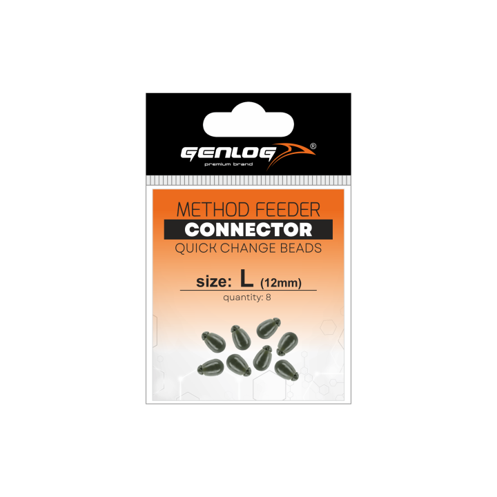 Łącznik GENLOG Method Feeder Connector L - 12mm - 8 szt.