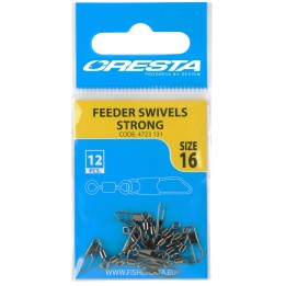 Krętliki z agrafką CRESTA Feeder Strong - roz. 14