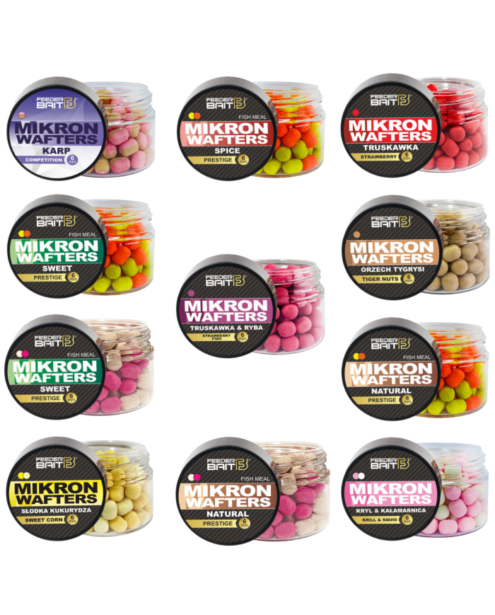 Zestaw przynęt FEEDER BAIT Mikron Wafters Zestaw przynęt FEEDER BAIT Mikron Wafters