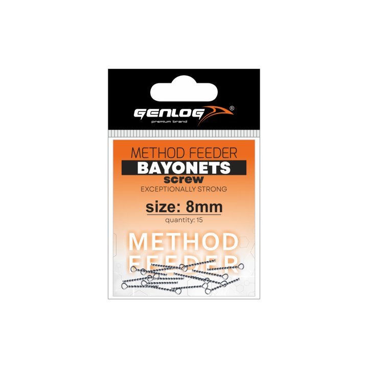 Bagnet do przynęt GENLOG Method Feeder - 15 szt.