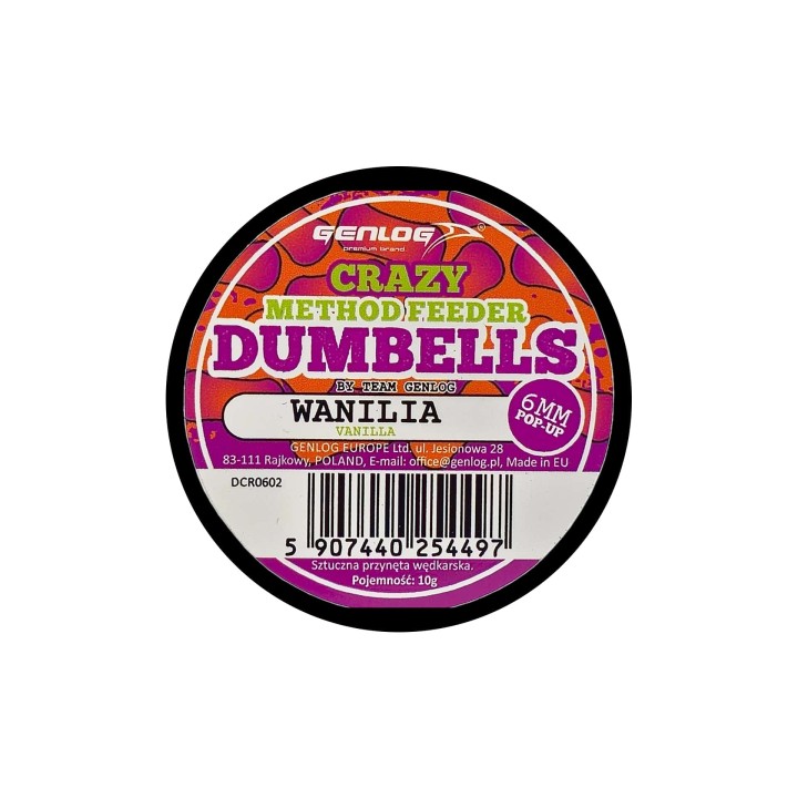 Crazy Dumbells Pop-Up GENLOG Wanilia 6mm 10g