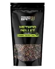 Pellet FEEDER BAIT 2mm 800g - Halibut Green Black Red